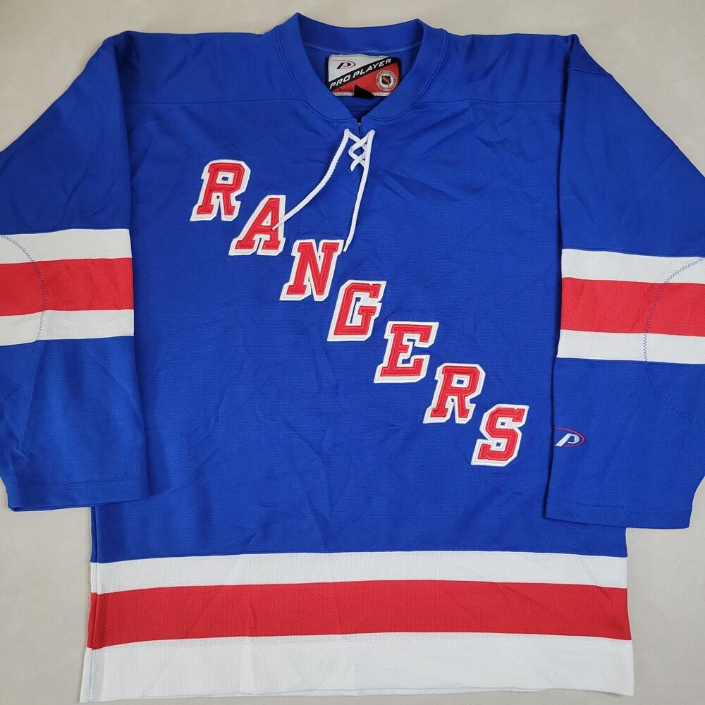 Pro Player New York Rangers Jersey Large From 2000 Y2k Vintage